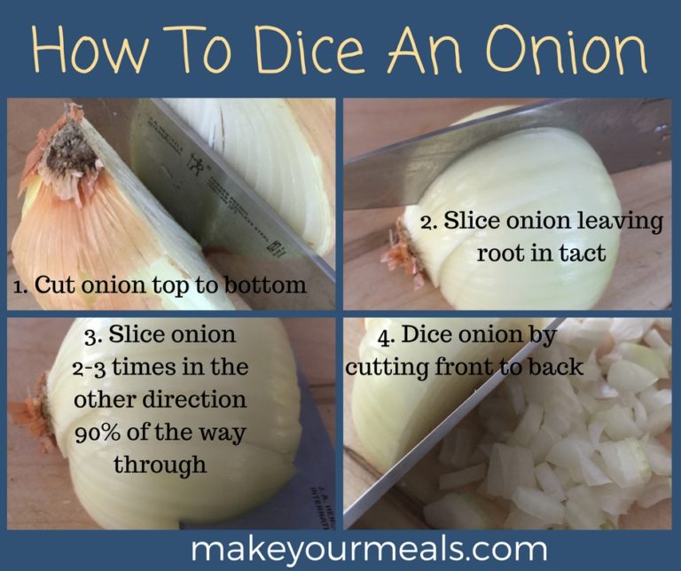 How To Dice An Onion Make Your Meals