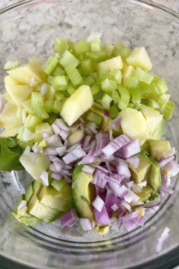 apple celery avocado 