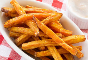 Crispy baked sweet potato fries recipe – a delicious treat!