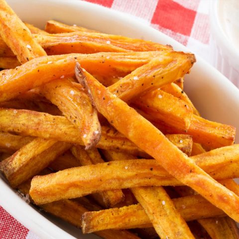baked sweet potato fries