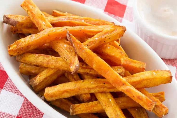 baked sweet potato fries