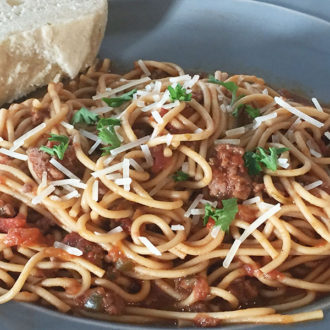 instant pot spaghetti