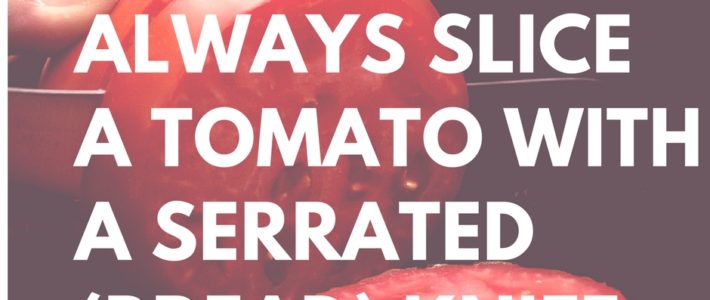 The Best Way To Cut A Tomato how to cut a tomato