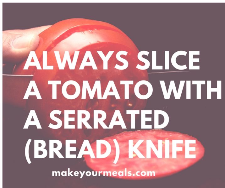 how to cut a tomato