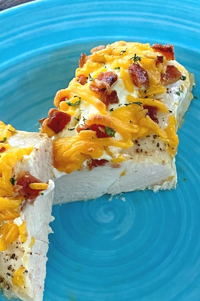 cheese and bacon baked chicken 
