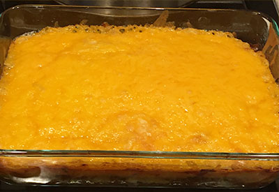 barbecue cheeseburger casserole