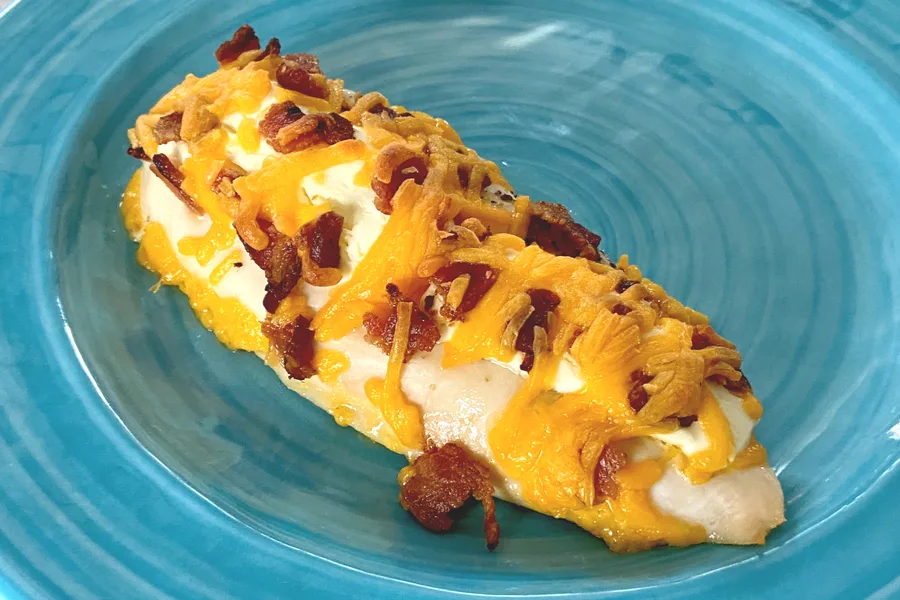 cheese and bacon baked chicken