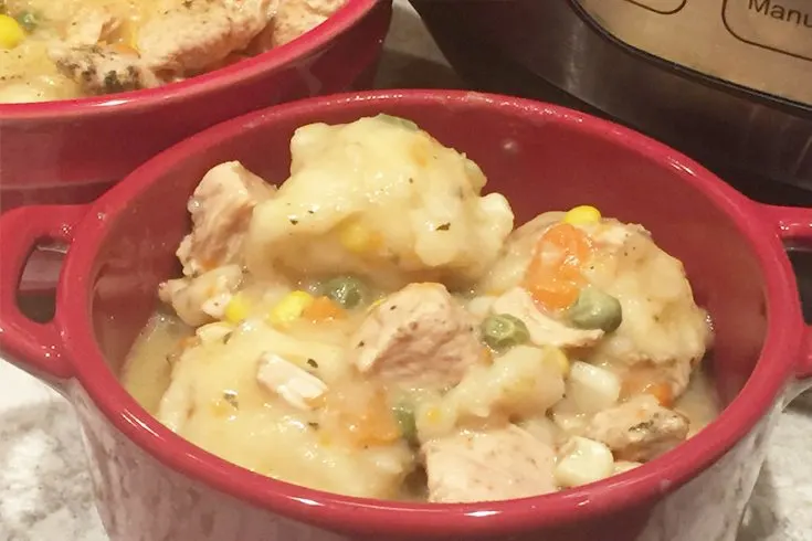 instant pot chicken and dumplings