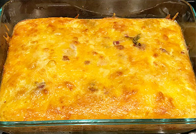 cheesy breakfast casserole