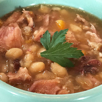 instant pot ham and bean soup
