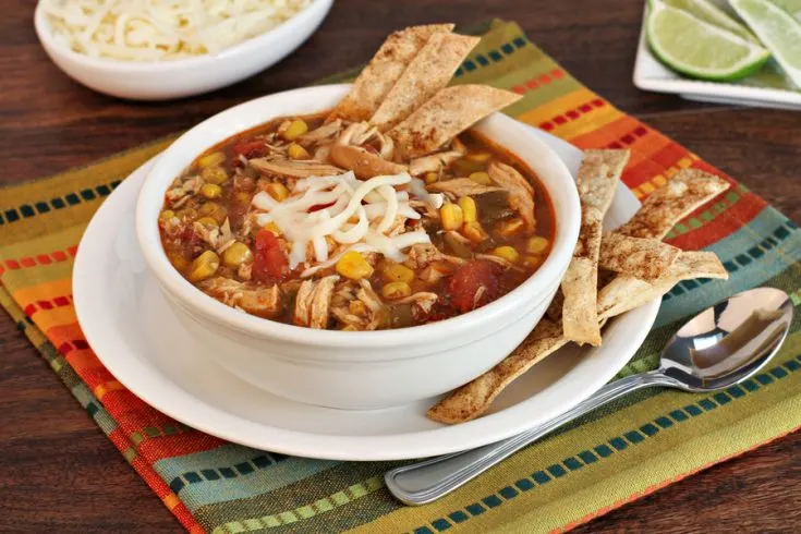 Instant Pot Chicken Tortilla Soup