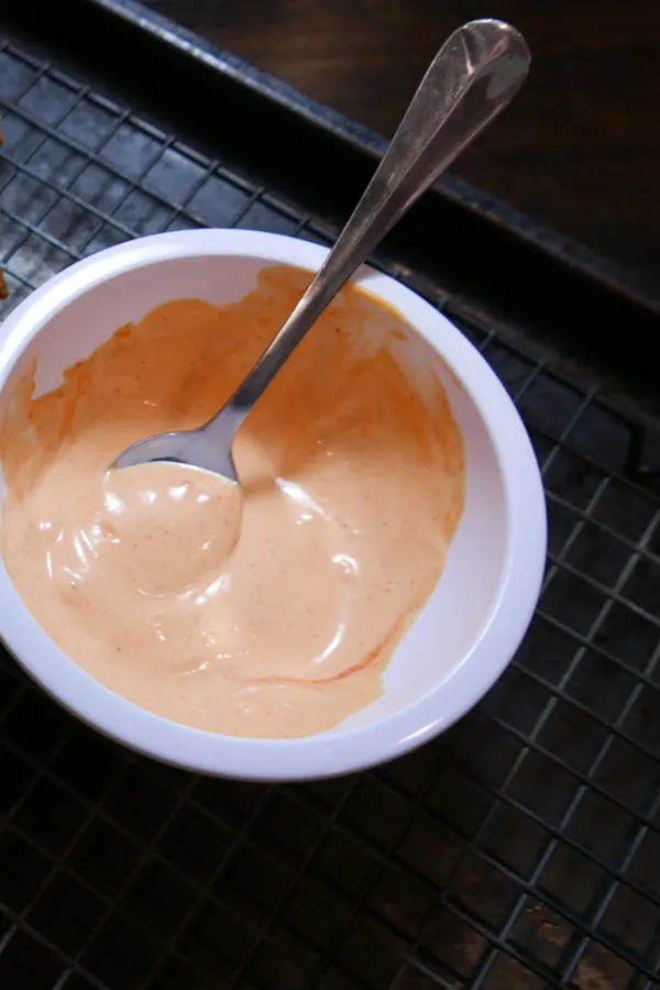 yum yum sauce in bowl