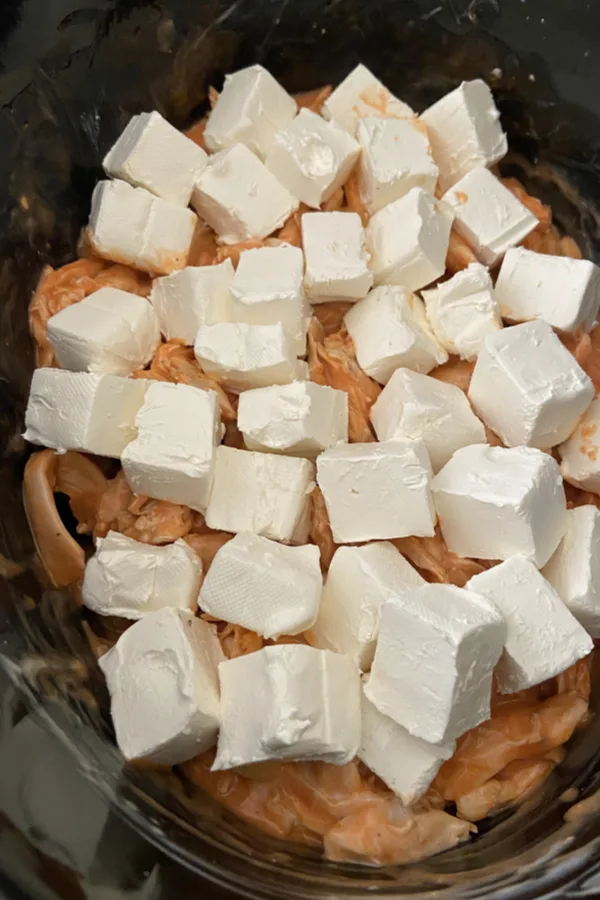 cubed cream cheese 