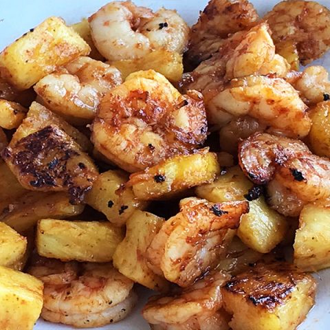honey sriracha shrimp