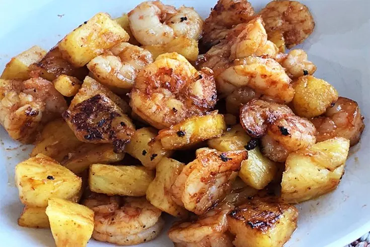 honey sriracha shrimp