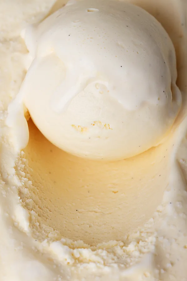 vanilla ice cream softened