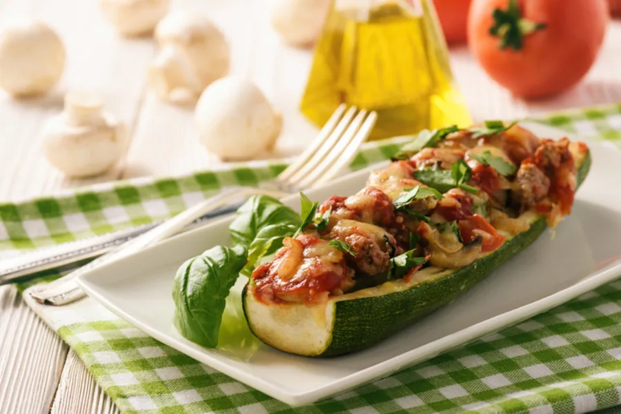 zucchini pizza boats