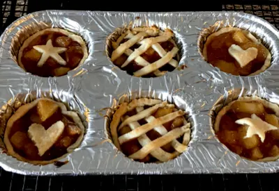muffin tin apple pie