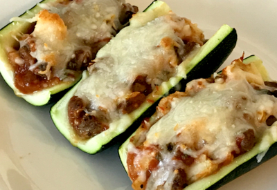 zucchini pizza boats