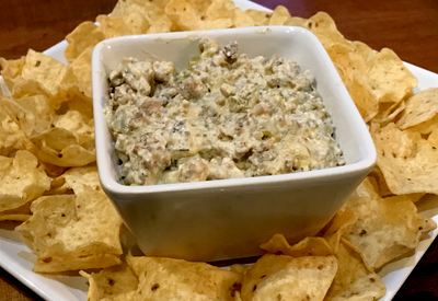 cream cheese sausage dip
