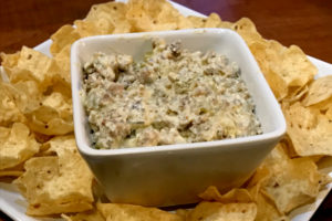 cream cheese sausage dip