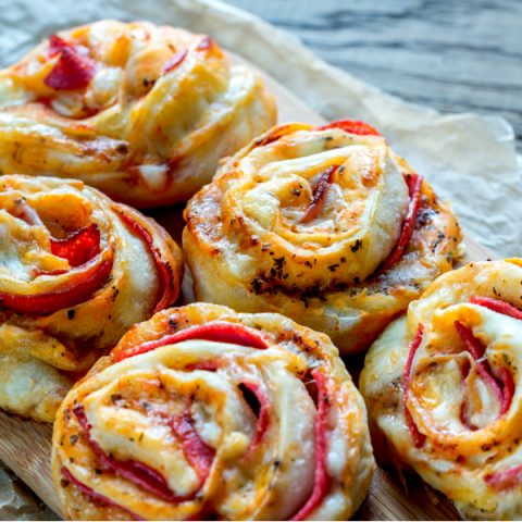 Homemade Pizza Rolls A Great Party Food Appetizer Or Snack