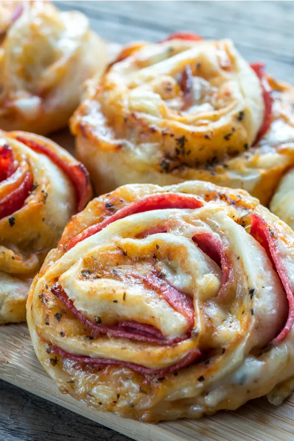 homemade pizza rolls