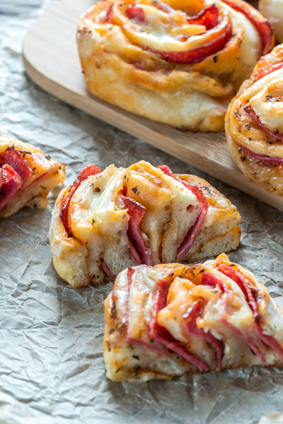 Homemade Pizza Rolls A Great Party Food Appetizer Or Snack