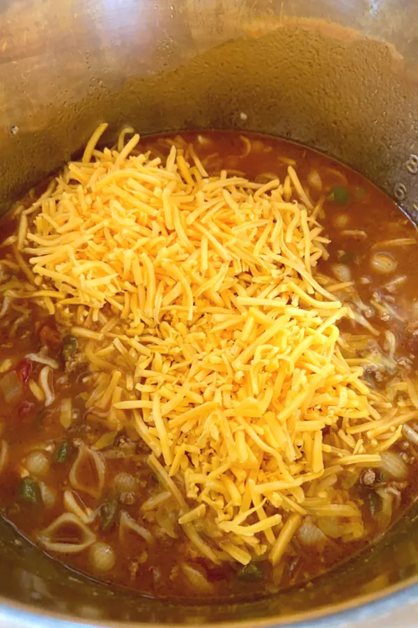 adding cheese to taco casserole to thicken