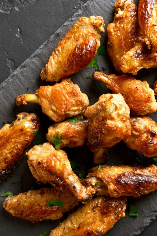 Air Fryer Chicken Wings Made From Thawed Or Frozen Wings