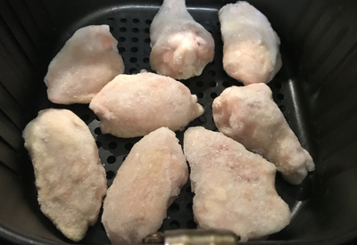 Air Fryer Chicken Wings Made From Thawed Or Frozen Wings