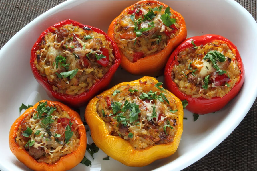 Stuffed bell best sale peppers pressure cooker