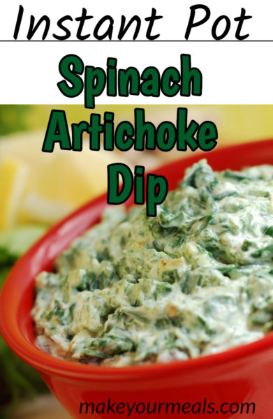 instant pot spinach artichoke dip