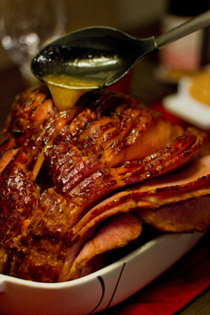 honey glazed ham