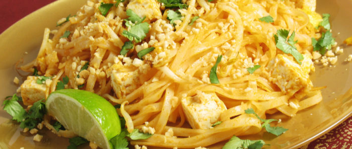 Crispy Tofu Pad Thai Recipe – Air Fryer Tofu Instructions Included tofu pad thai
