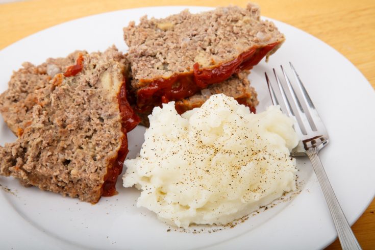 Meatloaf and potatoes online in the instant pot