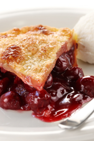 homemade cherry pie