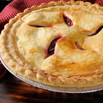 homemade cherry pie