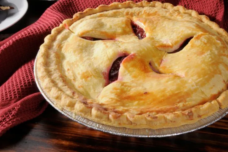 homemade cherry pie