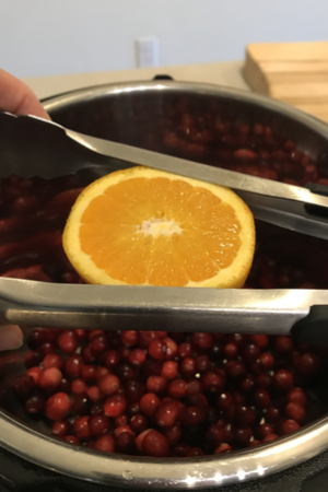 instant pot cranberry sauce