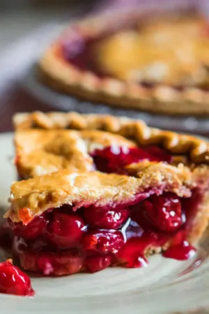 homemade cherry pie