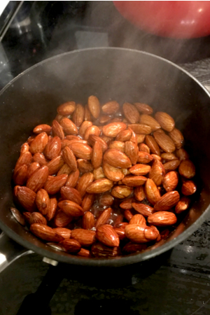 egg free candied almonds