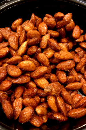 egg free candied almonds