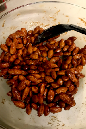 egg free candied almonds
