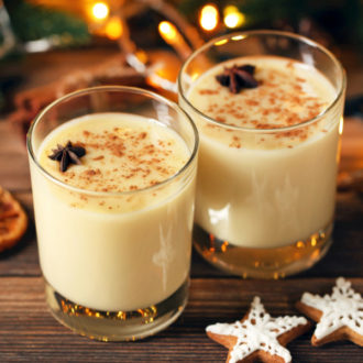 homemade eggnog