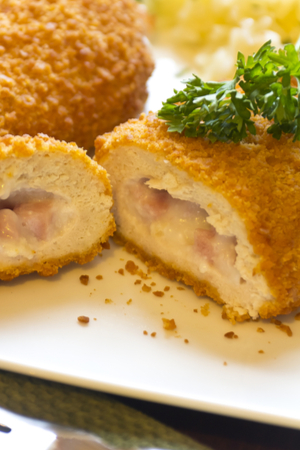 air fryer chicken cordon bleu