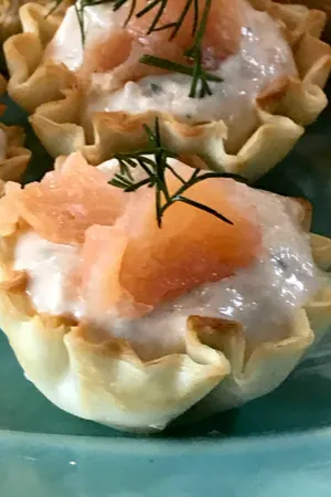 Smoked Salmon Phyllo Cups - A Delicious And Easy To Make Appetizer