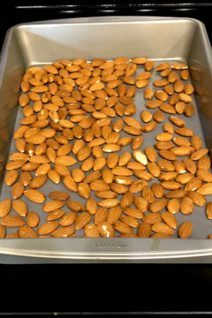 egg free candied almonds