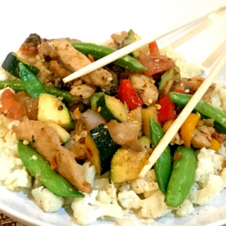 chicken teriyaki stir fry