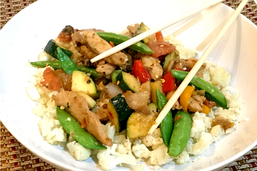 chicken teriyaki stir fry